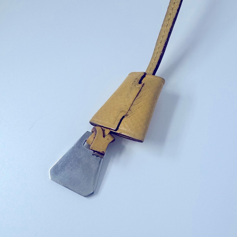 Hermès Micro Clochette Gold Silver Tag Vintage Rare Collectible Authentic 70s - Picture 10 of 11